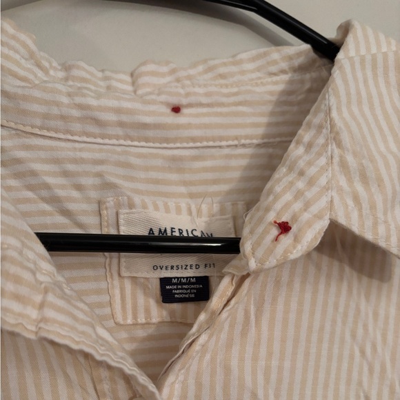 American Eagle Go Big Oversized Shirt Size Medium - Picture 3 of 6